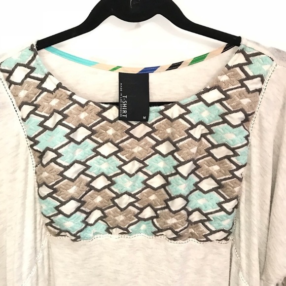 Anthropologie Dolan Quaintrelle Embroidered Top - Picture 4 of 8